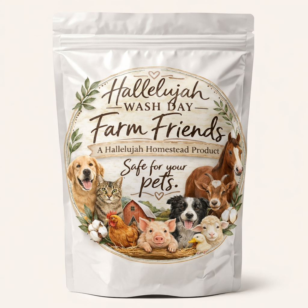 Hallelujah Wash Day-Farm Friends 20-40 Loads