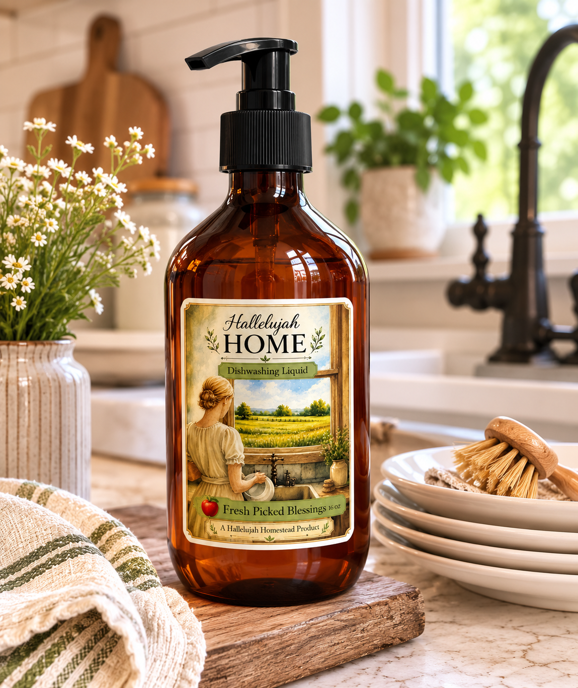 π Fresh Picked Blessings β Dishwashing Liquid 16 oz