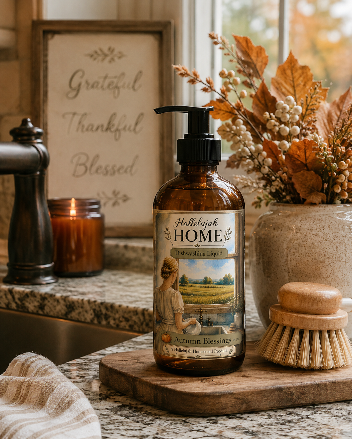 Autumn Blessings-Dishwashing Liquid 16oz