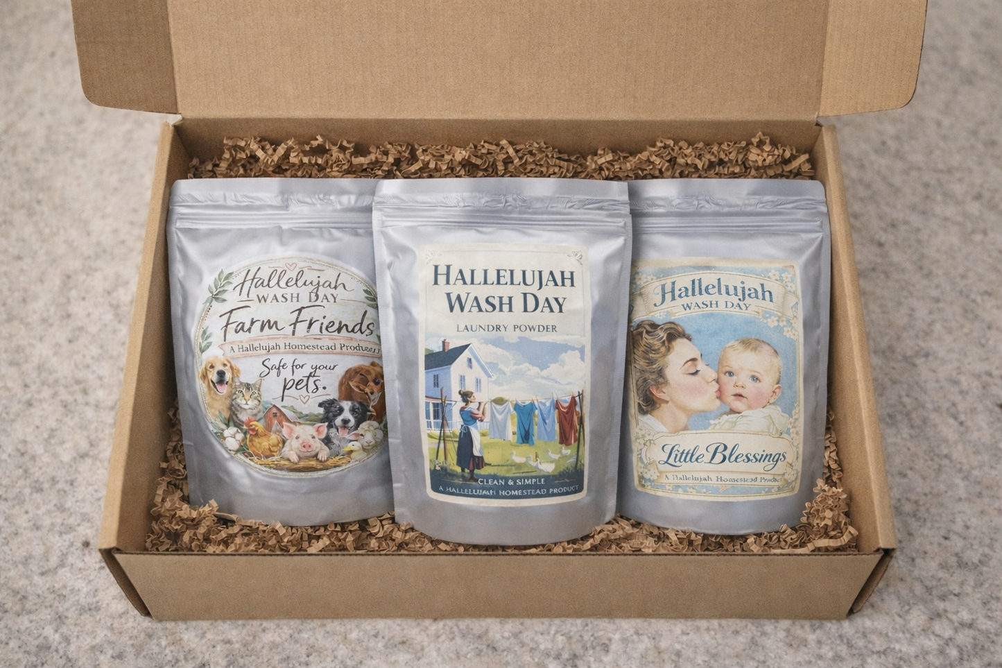 Hallelujah Set of 3