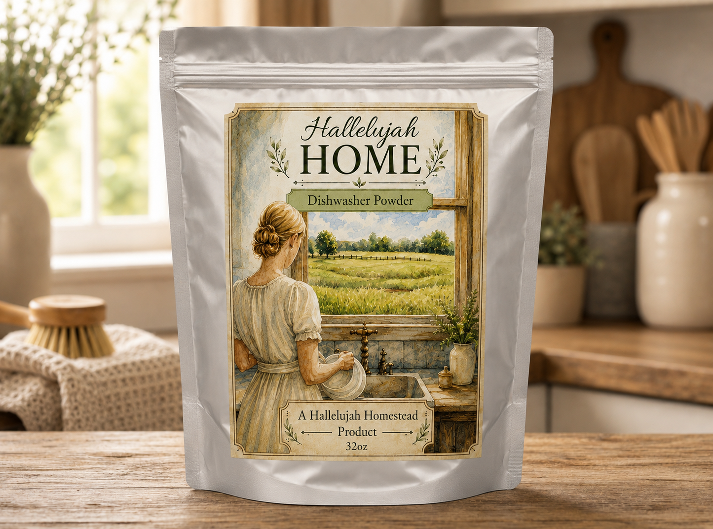 Hallelujah Home 32oz Dishwashing Powder for the Dishwasher